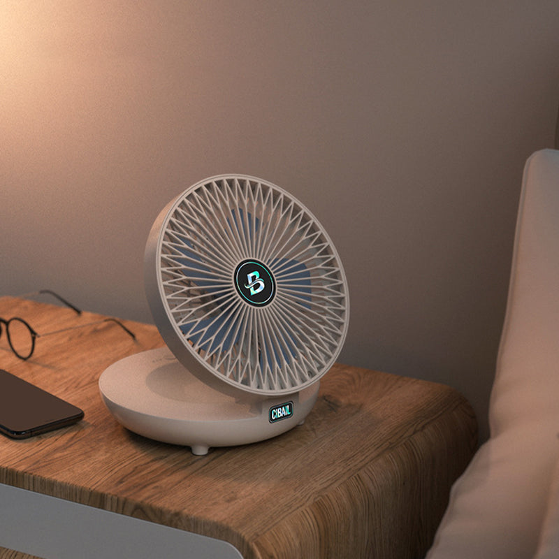 Portable Mini Desktop Fan, USB Rechargeable Adjustable Wall-Mount Fan | Bowlift