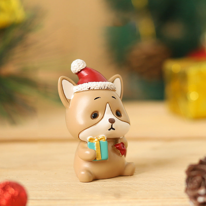 BowLift | Handmade Animal Santa Ornaments