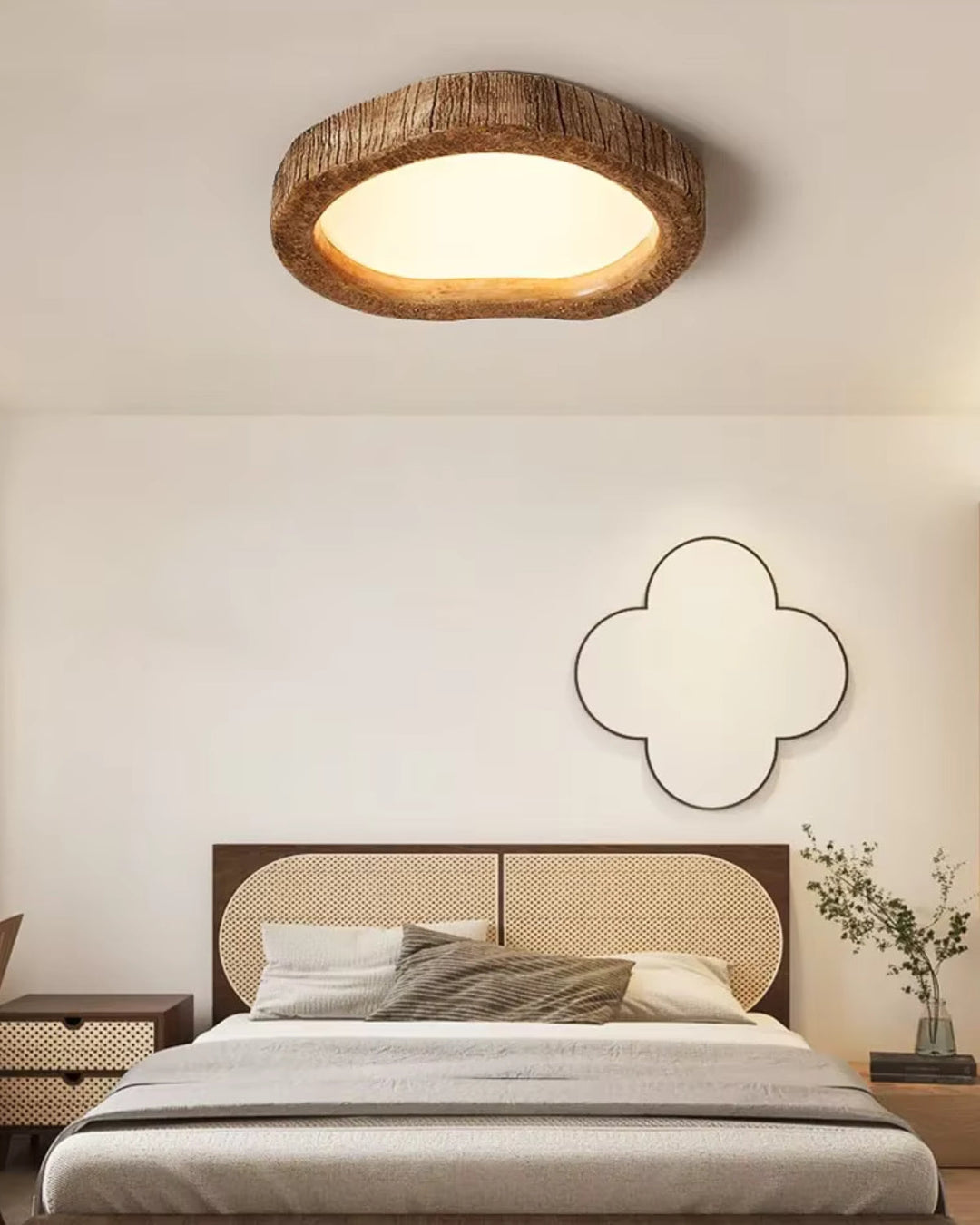 BowLift | Minimalist Wooden Lamp in Japandi Style with Glow Effect