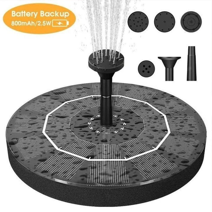 BowLift | Solar Powered Bird Fountain With Lights
