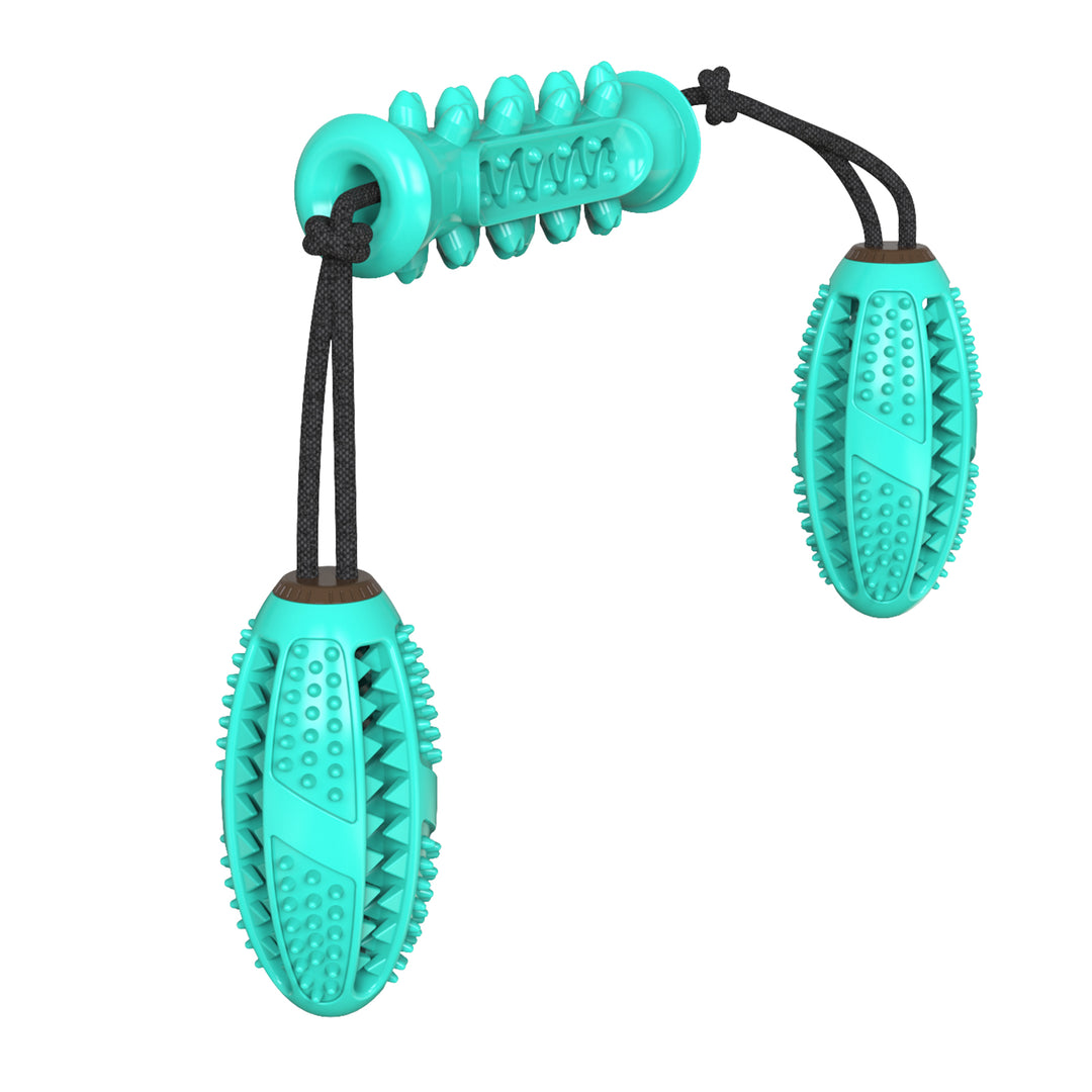 Dog Serrated Chew Toy / Dumbbell Style B / For Dogs