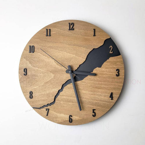 BowLift | Surrealistic Wall Clock - Artistic Time Indication in Black