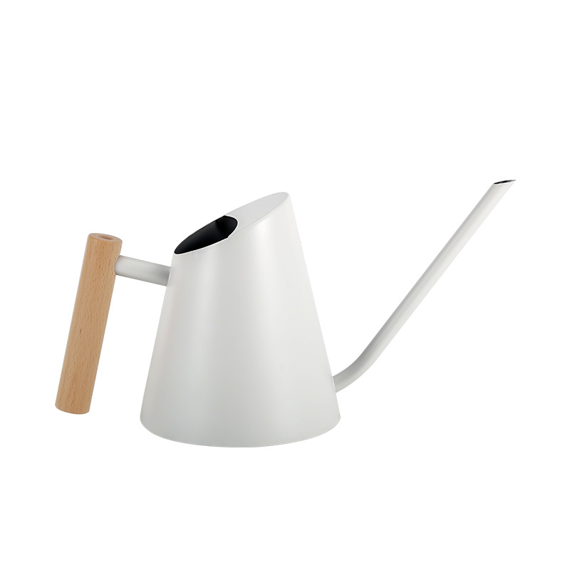 BowLift | Modern watering can with wooden handle – Stylish watering can for plants in the garden