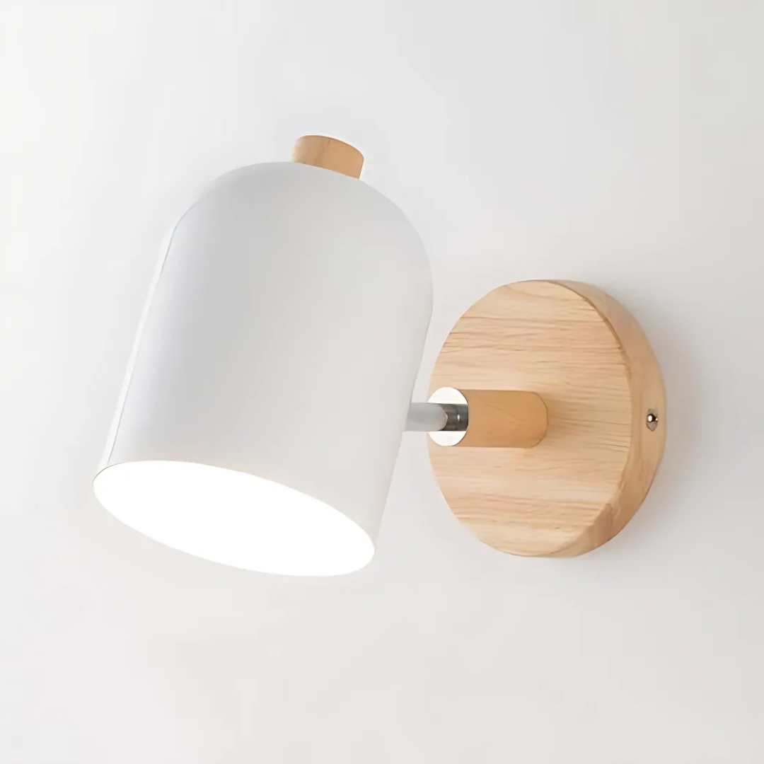 BowLift | Scandinavian Wooden Wall Lamp