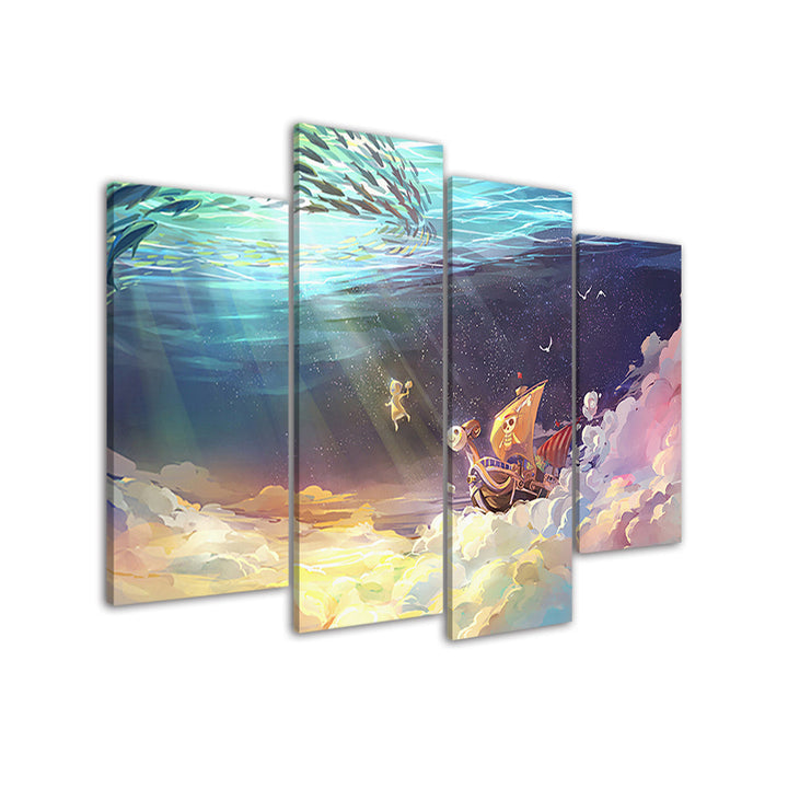 Sky To The Moon - Canvas Wall Art Painting | Bowlift