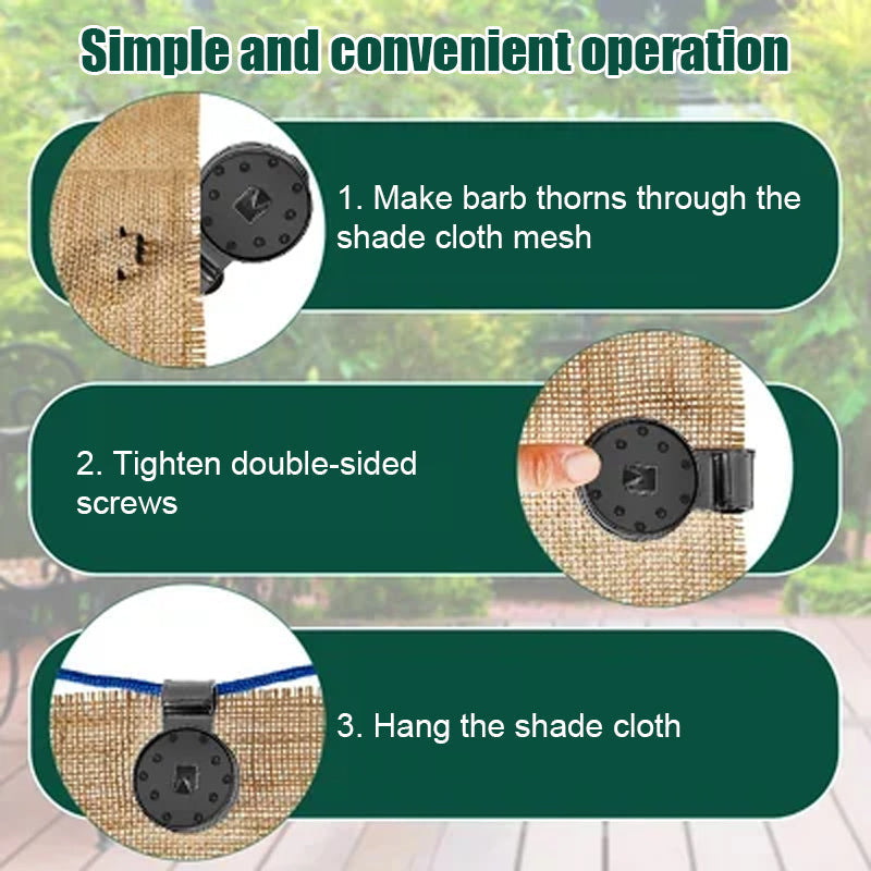 BowLift | Hooks for Sunshade Net (10 pieces)