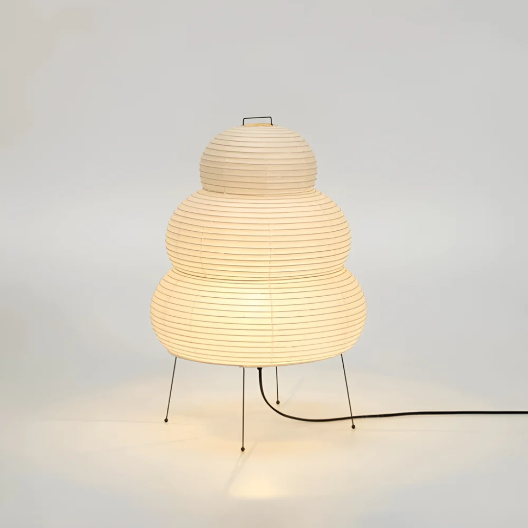 BowLift | Japanese Floor Lamp Made of Rice Paper