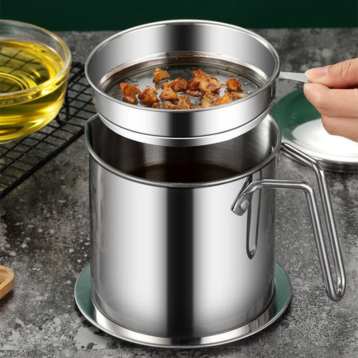 Stainless Steel Oil Filter Pot | Bowlift