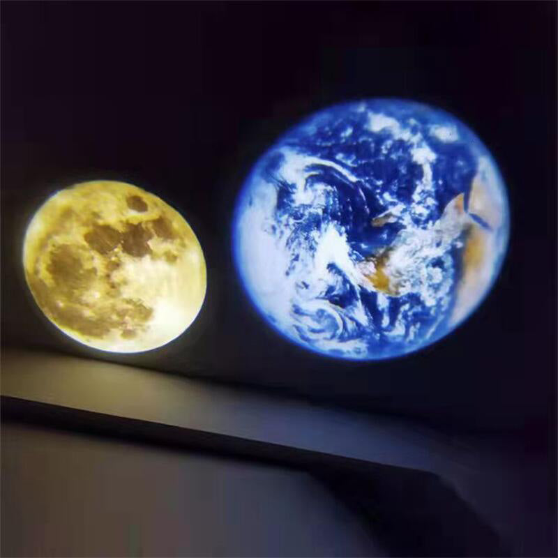 Moon Earth Projection LED Lamp | Bowlift