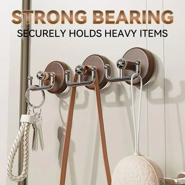 BowLift | Multifunctional wood grain suction cup hook
