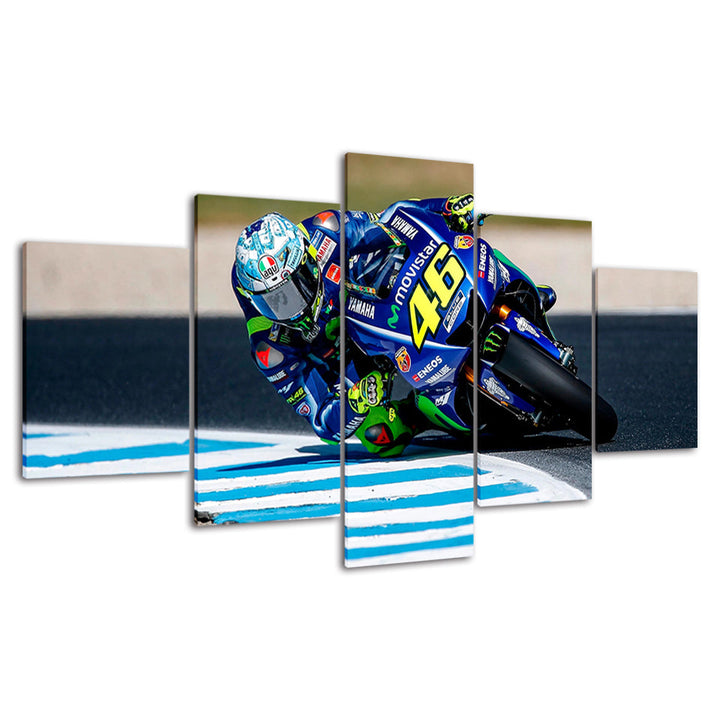 Motorcycle Race - Canvas Wall Art Painting | Bowlift