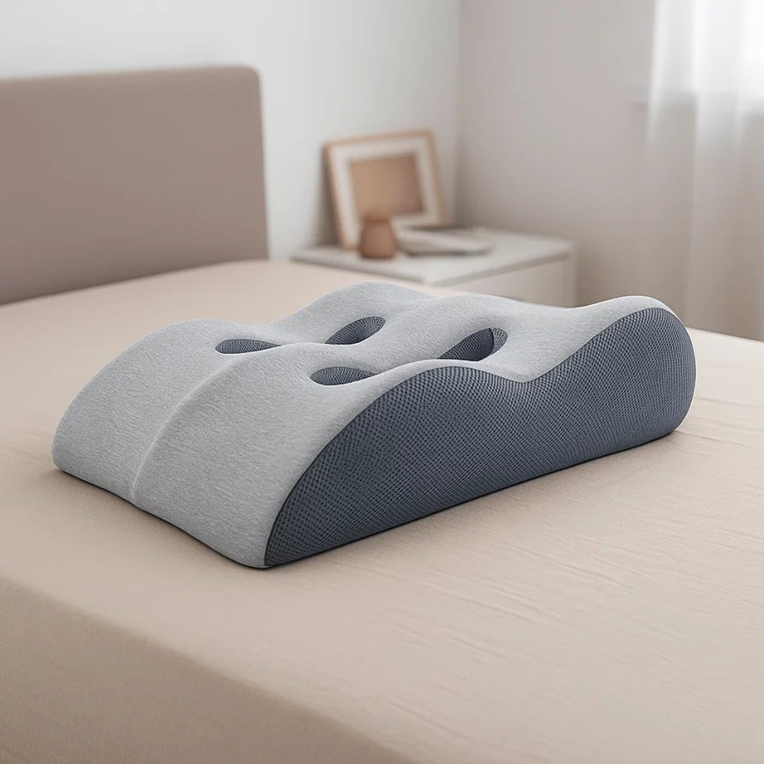 Improve Circulation & Swelling Relief – Memory Foam with Breathable Cover – Tired Legs Support Bowlift