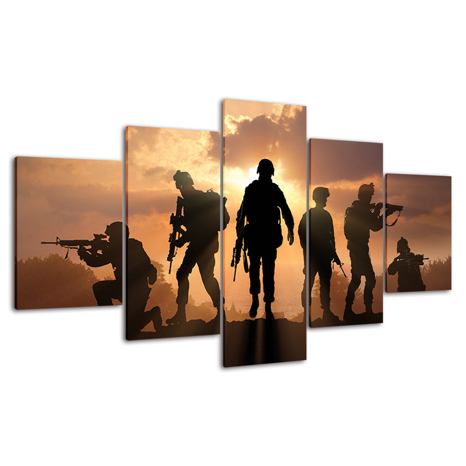 Our Heroes - Canvas Wall Art Painting | Bowlift
