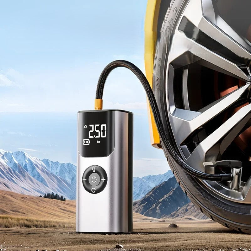 BowLift | Mini Wireless Automatic Car Tire Air Compressor Pump