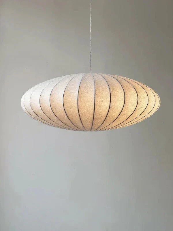 BowLift | SilkCrown - Silk Pendant Lamp with Crystals