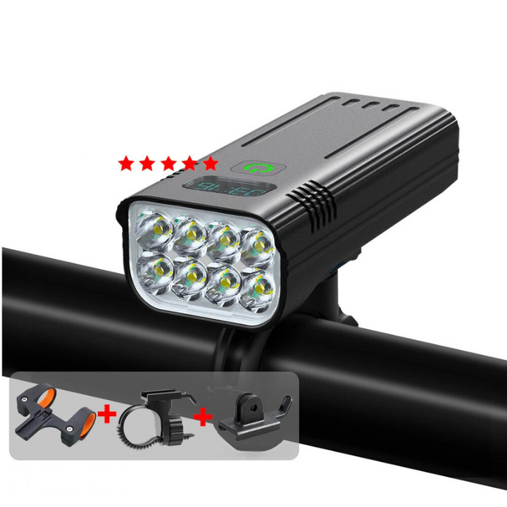 BowLift | KrachtLight – 10000LM bicycle lighting with 3 mounts