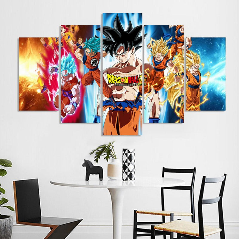 Super Dragon Ball Z - Canvas Wall Art Painting | Bowlift