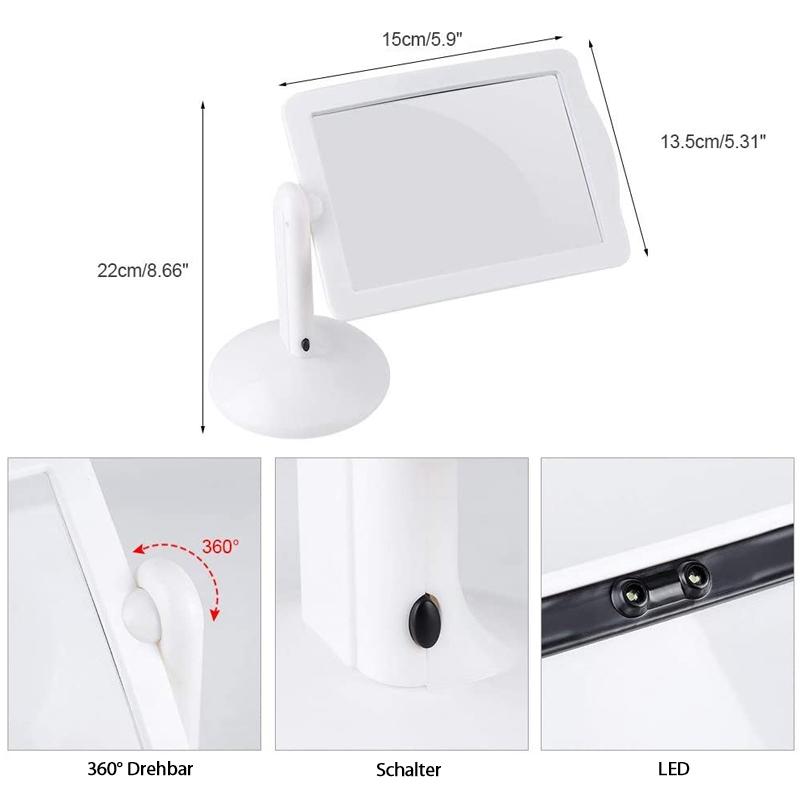BowLift | Hands-free Desktop Magnifier with LED