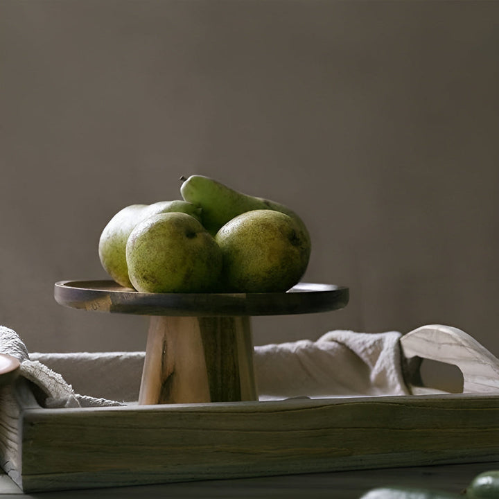 BowLift | High Stand Wooden Cake Plate