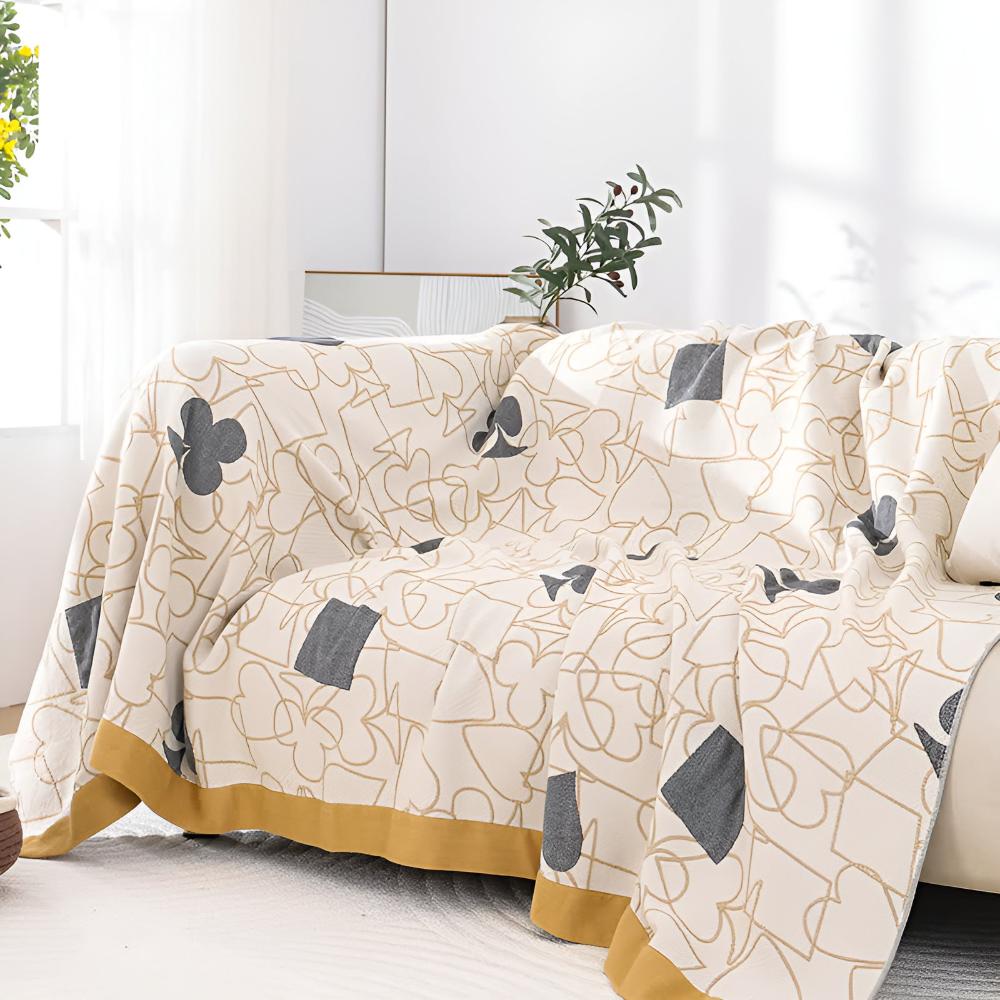 BowLift | Poker Patterns Cotton Blanket