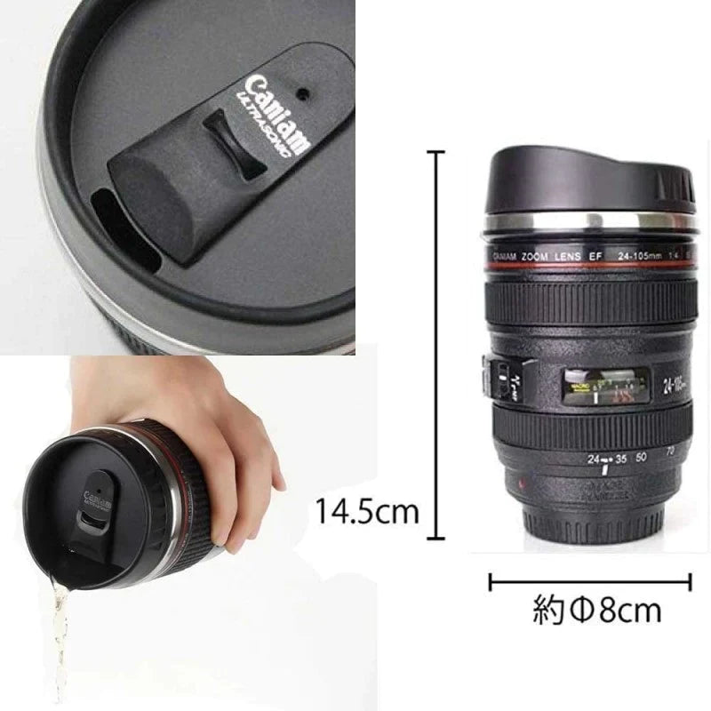Creative Camera Lens Coffee Tea Mug 300 ML Bowlift
