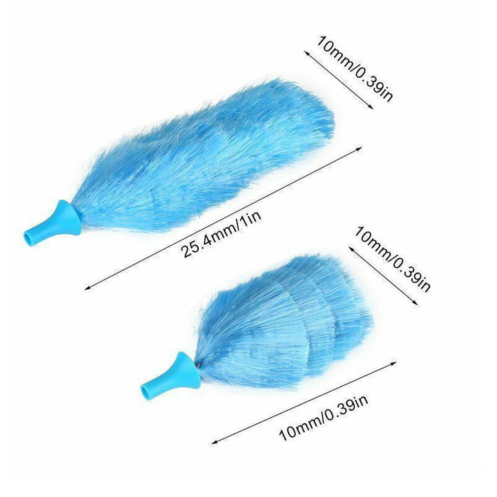360° Rotatable Electric Spin Duster Motorized Dust Wand with 2 Brushes | Bowlift