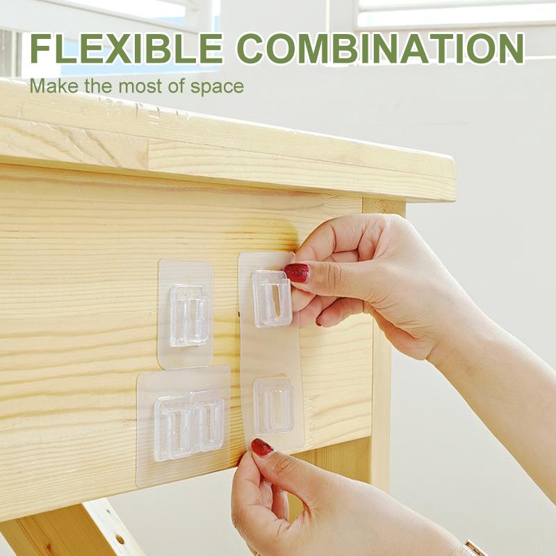 BowLift | Double-sided adhesive hooks for the wall (5/10/20 sets)