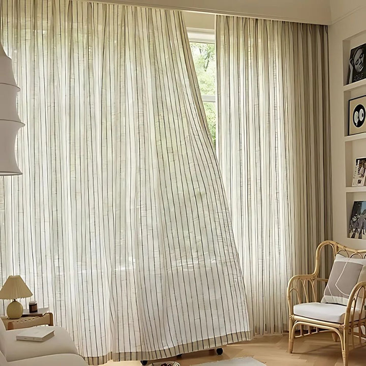 BowLift | Soft Flow Vertical Stripe Curtain