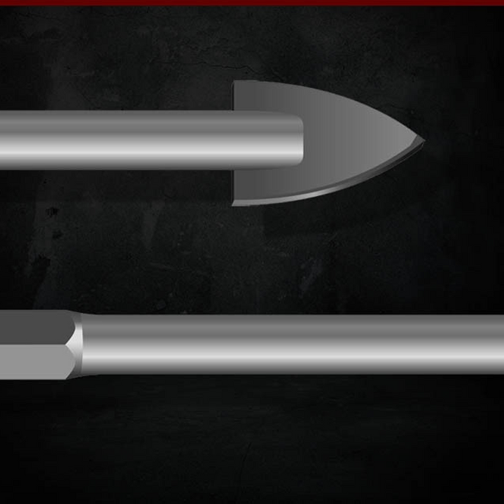 Triangular drill with hexagonal shank made of alloy | Bowlift