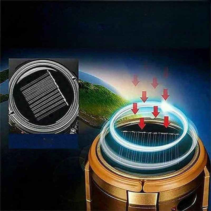 Foldable Light with Built-in Fan and USB Rechargeable Power Bowlift