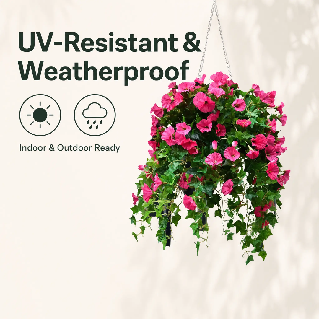 BowLift | Realistic, UV-resistant artificial morning glory - Buy one, get one!