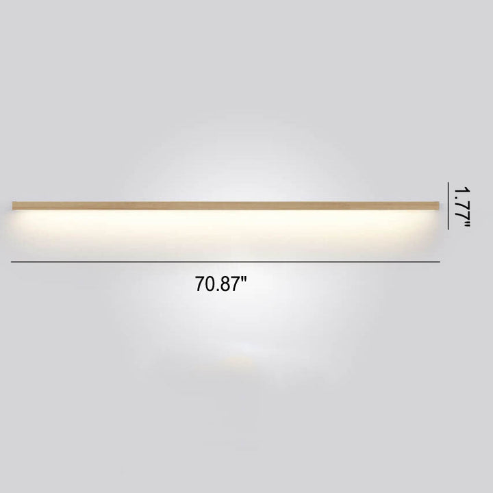 BowLift | ZenBeam Japanese LED Wall Light | Solid Wood Design | Modern Accent Lighting