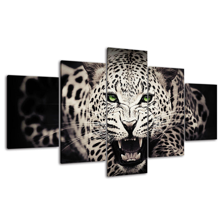 Wild Feline - Canvas Wall Art Painting | Bowlift