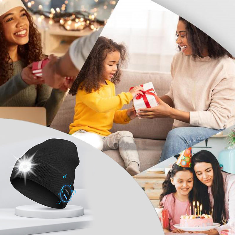 BowLift | LED Bluetooth Beanie with Detachable Speakers