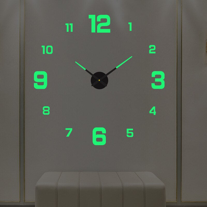 BowLift | Unique Black Wall Clock | Innovative Design, Quartz Movement & Ideal for Home Decor
