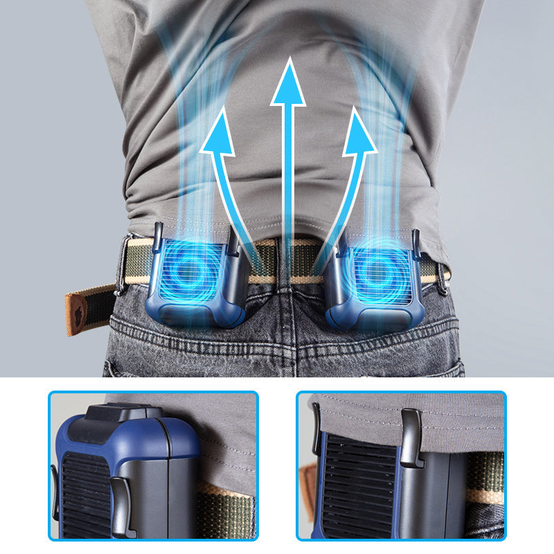 USB Rechargeable Portable Waist Fan | Bowlift