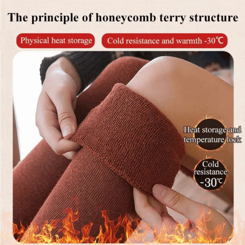 BowLift | Plush mid-high stockings