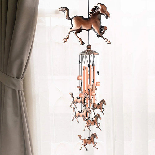 BowLift | Retro Bronze Horse Wind Chime