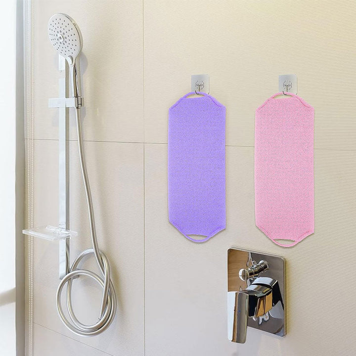 Stretchable Back Rub Bath Towel | Bowlift