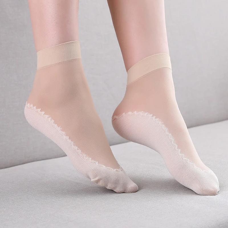 BowLift | Silky Anti-Slip Cotton Socks (5 Pairs)