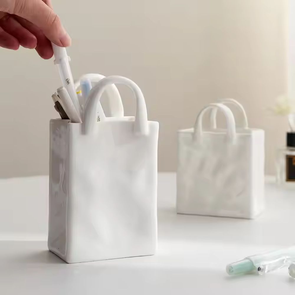 BowLift | Tote-Style Ceramic Vase