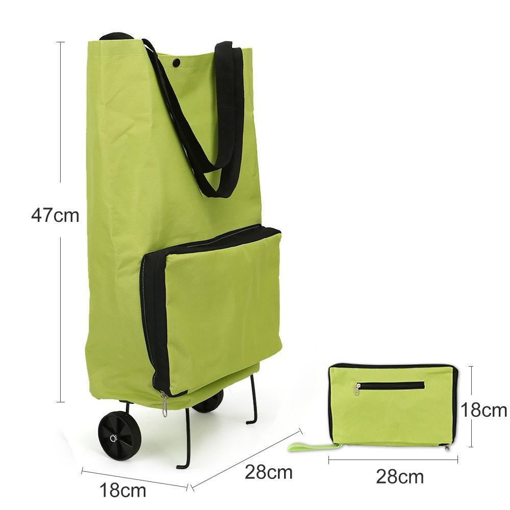 Portable collapsible shopping cart | Bowlift