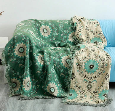BowLift | Reversible Scandinavian Blanket with Bird Design