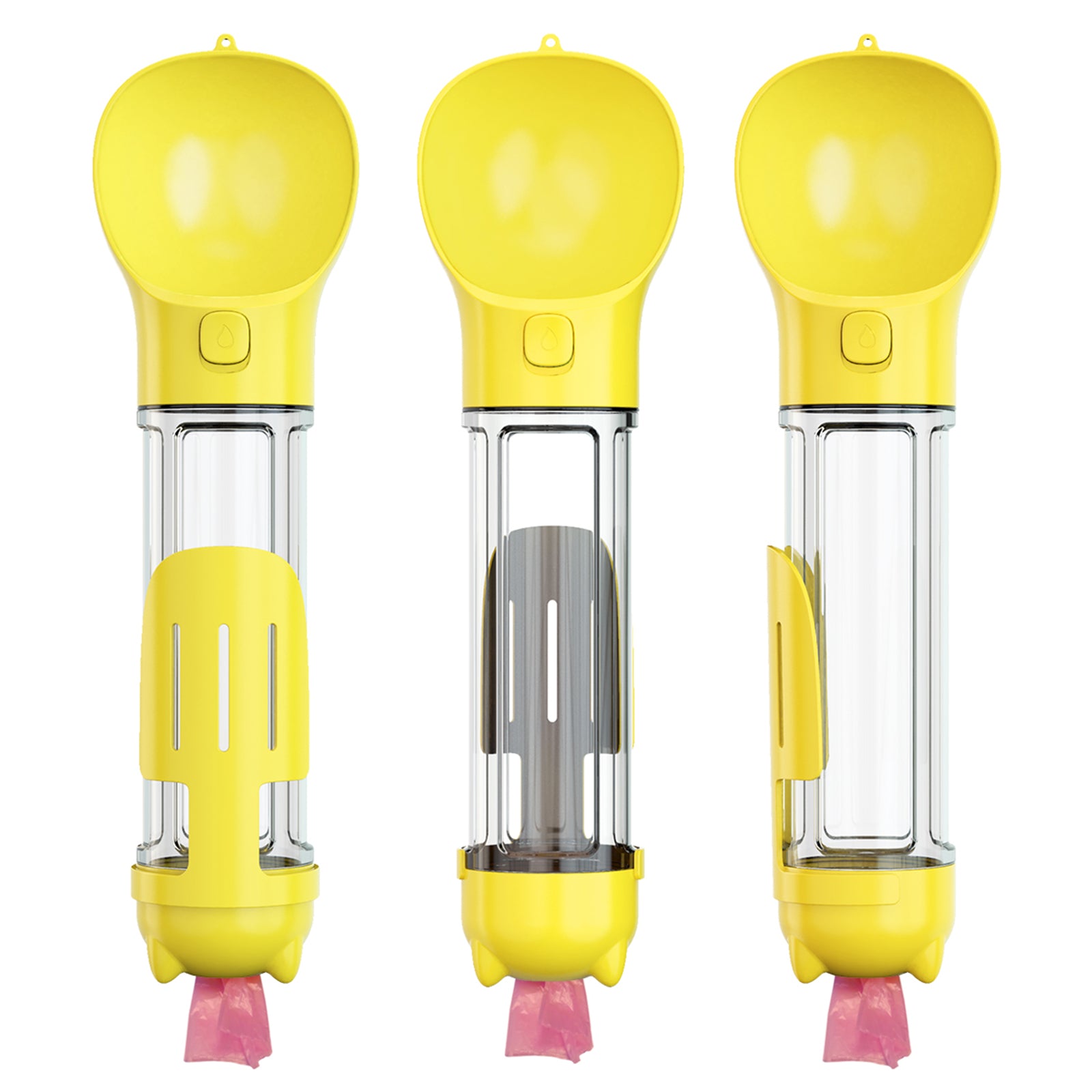 Portable 500ml Pet Water Bottle with Travel Bag