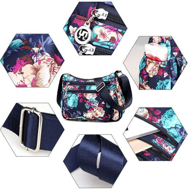 BowLift | Floral Large Capacity Shoulder Bag
