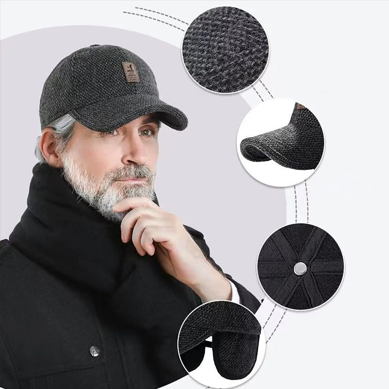 BowLift | Winter baseball cap with ear protectors