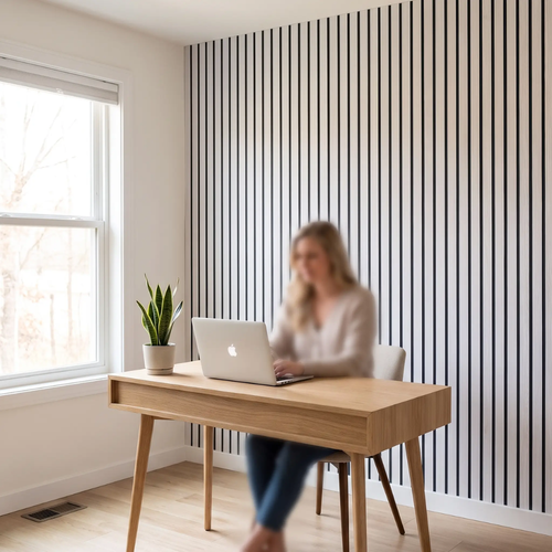 BowLift | WoodLook Wall Panels – Self-Adhesive 3D PVC Wall Covering for Quick Living Effect