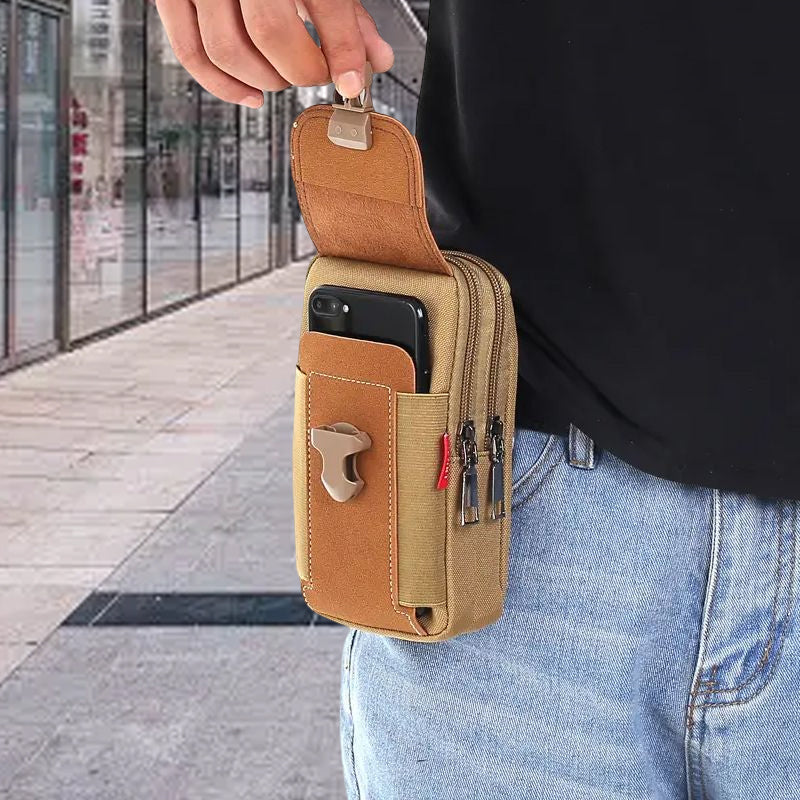 Multifunctional belt phone pouch for men | Bowlift