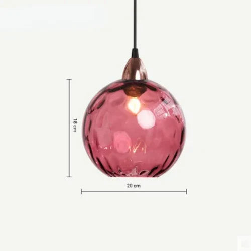 BowLift | Spherical Glass Pendant Light