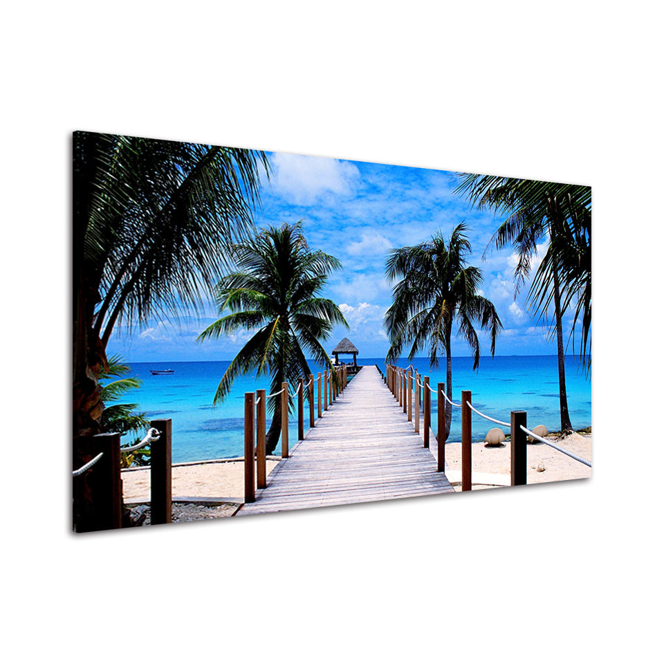 Maldives Vacation - Canvas Wall Art Painting | Bowlift